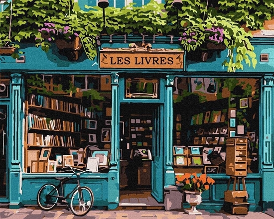 Picture of Ideyka Malowanie po numerach - Krajobraz szary 40x50cm