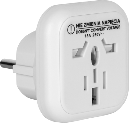 Picture of Inne Adapter podróny wtyk PL - gn.UK/USA/CN/Australia