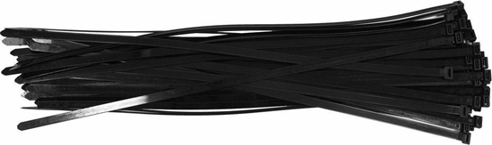 Изображение Yato YATO OPASKA PLASTIKOWA SAMOZACISKOWA CZARNA 7,6*400 /50szt YT-70653