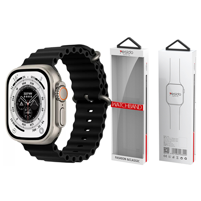 Изображение YESIDO WB21 APPLE WATCH SILICONE STRAP 38|40|41 BL