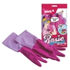Picture of York Rosie Scented Rubber Gloves Pink Size M