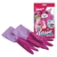 Изображение York Rosie Scented Rubber Gloves Pink Size M