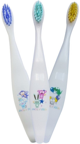 Picture of Jack NJill Jack N' Jill, Szczoteczka do zbów dla dzieci, 12m+, Trzy losowe warianty