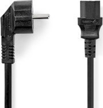 Attēls no Kabel zasilajcy Nedis Nedis CEGL10000BK20 kabel zasilajce Czarny 2 m CEE 7/5 C13 panel