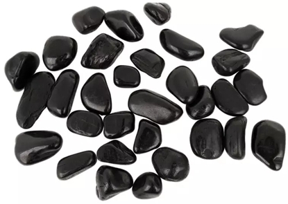 Picture of Kamienie polerowane Black Pebble IV 10-20mm do akwarium terrarium 5kg/OPAK