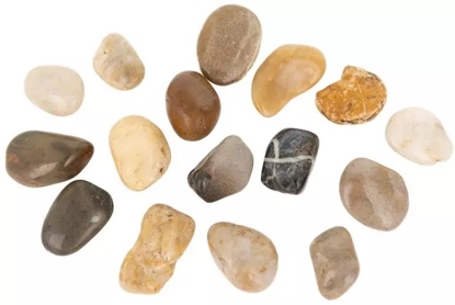 Attēls no Kamienie polerowane MIX 20-30mm do akwarium terrarium 10 kg/OPAK