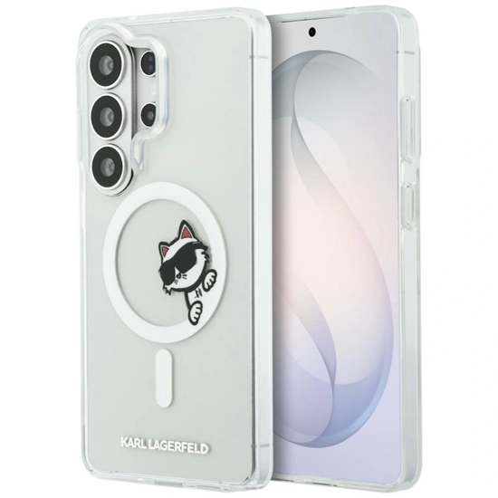 Picture of Karl Lagerfeld Samsung Galaxy S26 Ultra IML Peekaboo Choupette With MagSafe Case Transparent