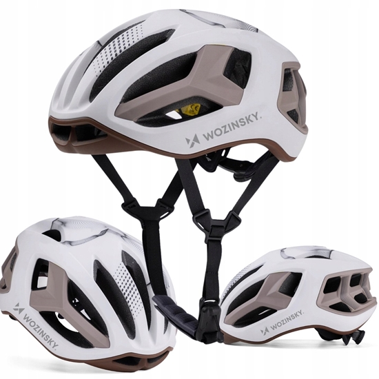 Picture of Kask rowerowy szosowy Wozinsky ultralekki M - taupe