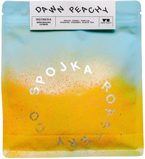 Picture of Kawa ziarnista Runty Roaster Spojka - kawa ziarnista Indonezja Dawn Peachy Anaerobic Washed Processing With Fruit Enzymes Omniroast 200 g