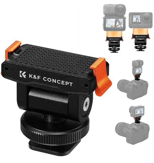 Picture of Kf Magnetyczna Szybkozczka Uchwyt Do Dji Osmo Action 6 / Nano / Gwint 1/4" + Iso / Kf12.0035