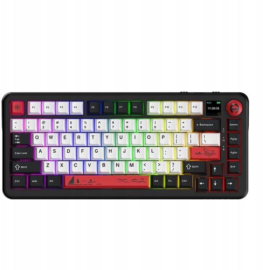 Picture of Klawiatura gamingowa mechaniczna AK820 MAX Plus Avocado-Switch-Black-Model-With-Screen RGB