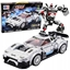 Изображение Klocki Konstrukcyjne Samochód Wycigowy Robot 2W1 Biay 320 el.