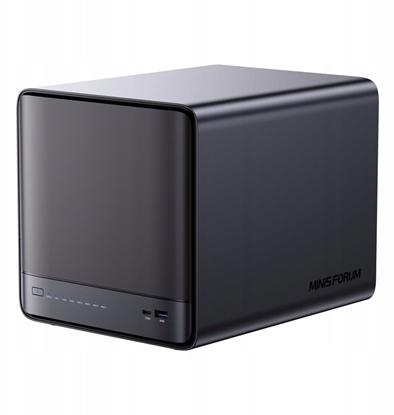 Изображение Komputer Minis Forum MINI-PC NAS N5 Pro AMD Ryzen AI 9 HX Pro 370, 32GB+128GB O