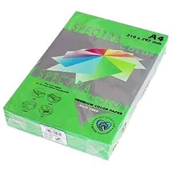 Picture of Krāsains papīrs A4, 80g/m2, 500 loksnes, Parrot spilgti zaļš IT230, Spectra