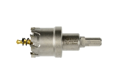 Attēls no Kroņurbis ar kātu un centrēšanas urbi Geko G39686; 35 mm