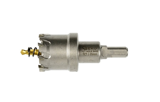 Picture of Kroņurbis ar kātu un centrēšanas urbi Geko G39686; 35 mm