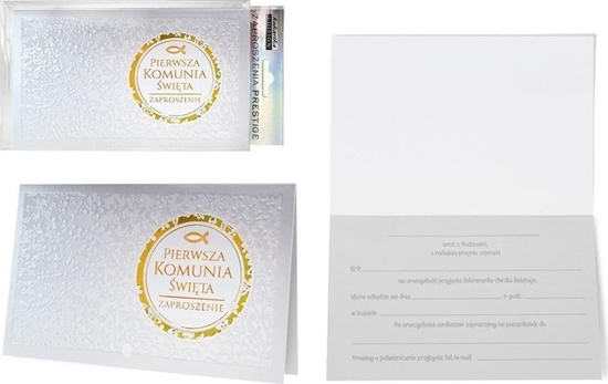 Изображение KUKARTKA Zaproszenie ZP-020 Komunia (5 szt.)