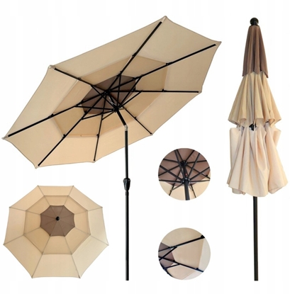 Picture of L43E PARASOL OGRODOWY TRZYWARSTWOWY