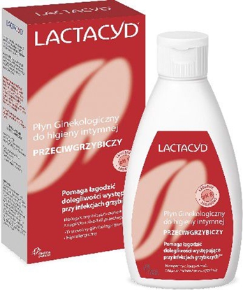 Изображение Lactacyd Pyn ginekologiczny do higieny intymnej przeciwgrzybiczy 200ml - 677377