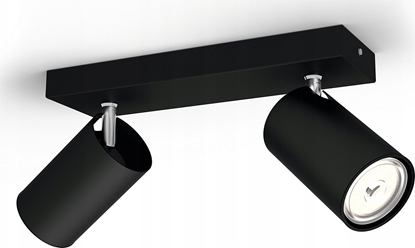 Picture of Lampa sufitowa Signify Philips Kosipo Spot 2flg. exkl LM 2x5,5W Schwarz