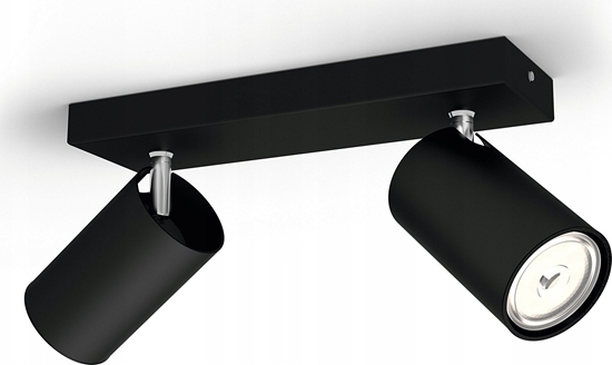 Picture of Lampa sufitowa Signify Philips Kosipo Spot 2flg. exkl LM 2x5,5W Schwarz