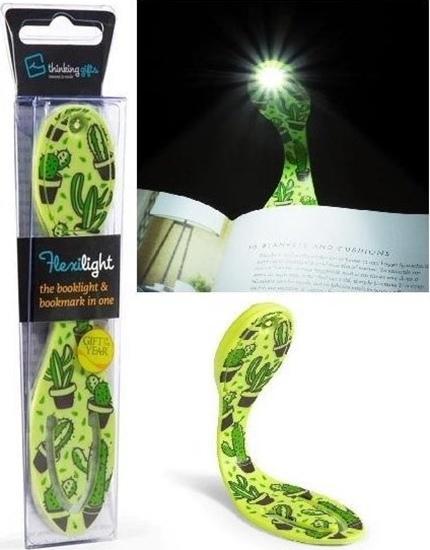 Изображение Lampka biurkowa Thinking Gifts Flexilight Cactus - Lampka do ksiki - Kaktus