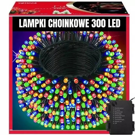 Picture of Lampki choinkowe ExtraLink Extralink | Lampki choinkowe | witeczne, 21,7m, 300 LED, zewntrzne, wewntrzne, multikolor