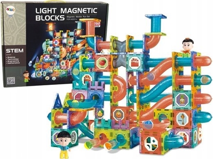 Picture of LeanToys wiecca Zjedalnia Dla Kulek Klocki Magnetyczne 292 Elementy