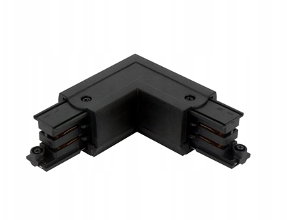 Picture of Ledline cznik L 3 fazu trak LUMICANTO lewy czarny z zasilaniem PRIME