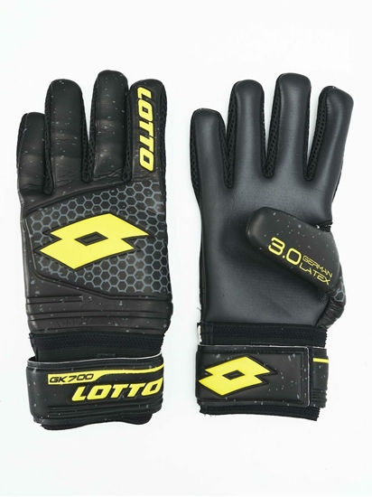 Изображение LOTTO RKAWICZKI GLOVE GK 700 II Junior All Black/Acacia Green 11.0