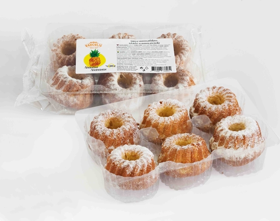 Изображение Mafini DAUGULIS ar ananasu gabaliņiem, 300g