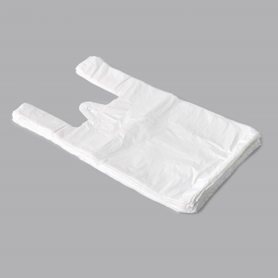 Picture of Maisiņi 24+12x45cm ar rokturiem, HDPE, 10my, 100 gab.