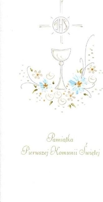 Изображение MAK Karnet Komunia Kielich niebieski MAK