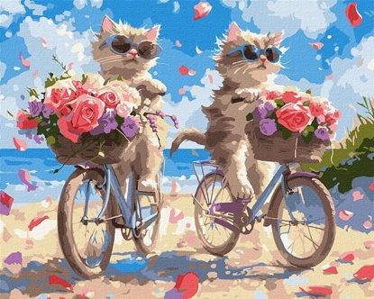 Изображение Malowanie po numerach - Letnia przejadka rowerem