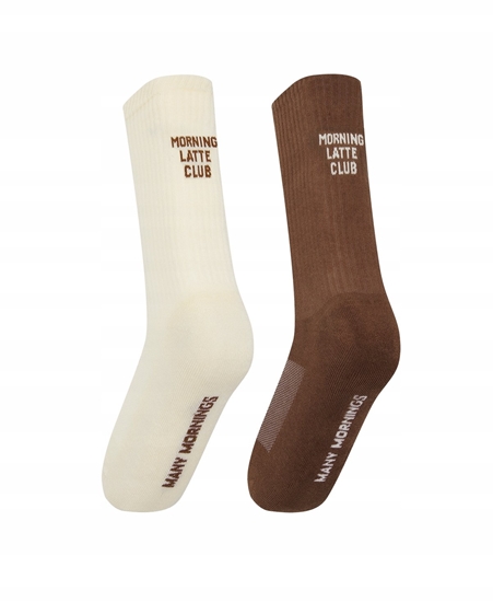 Picture of Many Mornings - Skarpetki Latte Club 35-38