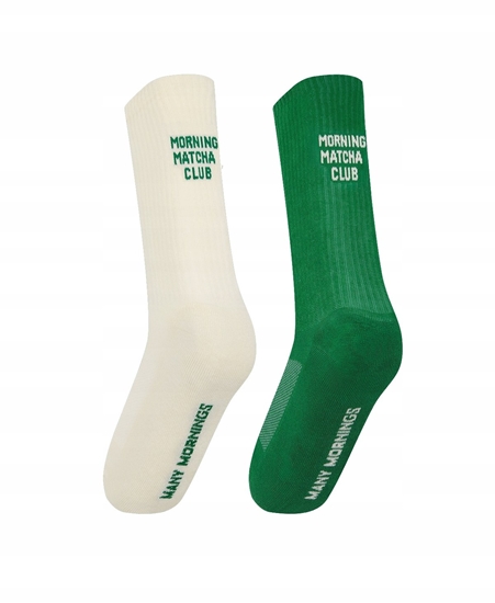 Picture of Many Mornings - Skarpetki Matcha Club 43-46