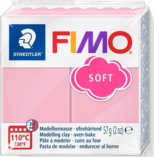 Picture of Masa termoutwardzalna Fimo 57g róowa truskawka