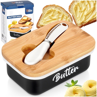 Picture of Maselniczka Vilde MASELNICZKA MASELNICA METALOWA Z NOYKIEM BIAA 139516