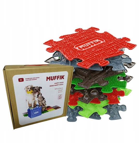 Изображение Mata Sensoryczna Ortopedyczna Zestaw 8w1 Dla Psa Psów Sensoryka Muffik / Mfk-069