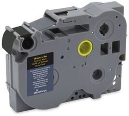 Изображение Mediarange Schriftbandka. Brother TZ-344/TZe-344 18mm 8m sw