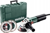 Picture of METABO SZLIFIERKA KT.125 /WQ 1100-125 WALIZKA + 2 TARCZE DIAMENTOWE - MET610035510