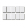 Picture of MIFARE RFID karšu komplekts 10 gab. | 13.56MHz | Proximity card | 90×60×50mm | Qoltec