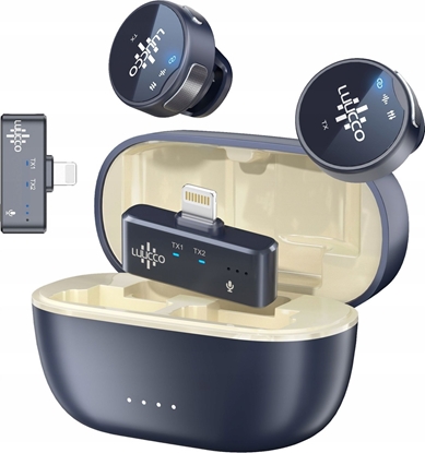 Attēls no Mikrofon Luucco Mikrofon Krawatowy Bezprzewodowy na Telefon iPhone Lightning LUUCCO / MINI K2