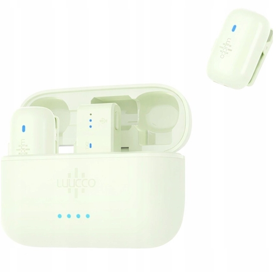 Picture of Mikrofon Luucco MiniPods K2 USB-C zielony 2 szt. + etui (SB11228)