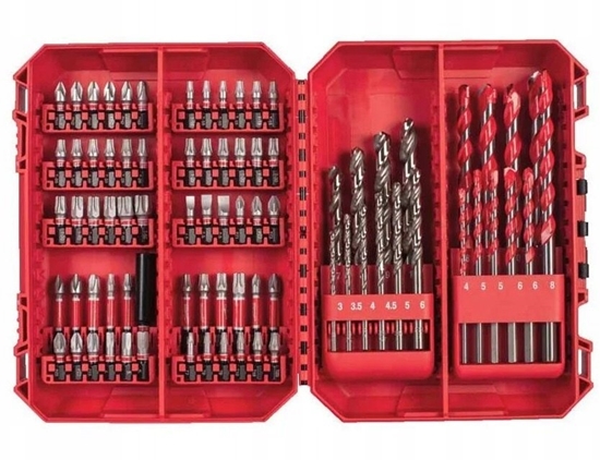 Picture of Milwaukee MILWAUKEE ZESTAW WIERTE I BITÓW 80szt. UDAROWYCH