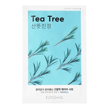 Изображение Missha [MISSHA] Тканевая маска с экстрактом алоэ Airy Fit Sheet Mask Tea Tree, 1 шт