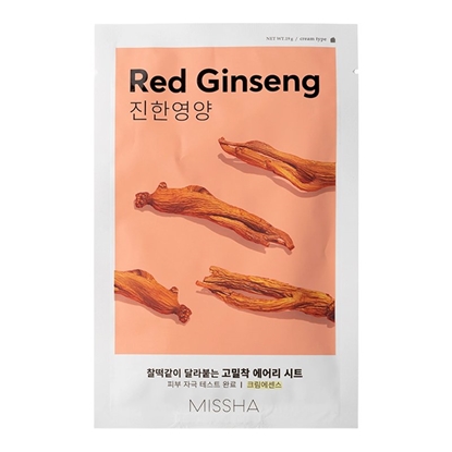Изображение MISSHA Airy Fit Sheet Mask Red Ginseng 1 pc