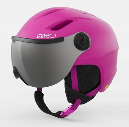 Picture of MIVIDA Kask zimowy juniorski GIRO BUZZ MIPS matte bright pink roz. S (52-55.5 cm)