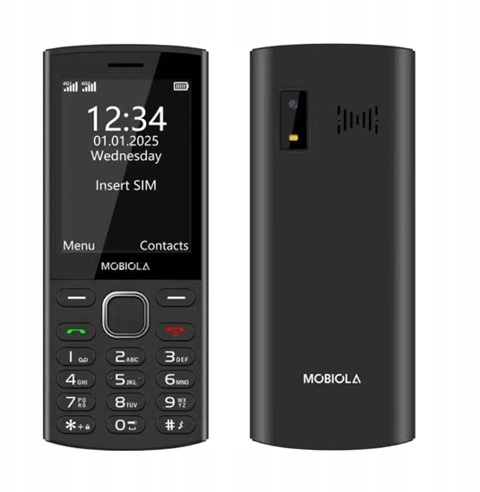 Picture of Mobiola telefon dla seniora MB4280 4G czarny 1400 mAh