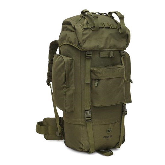 Picture of Mugursoma NC3901 TACTICAL BACKPACK EAGLE GREEN 70L NILS CAMP
